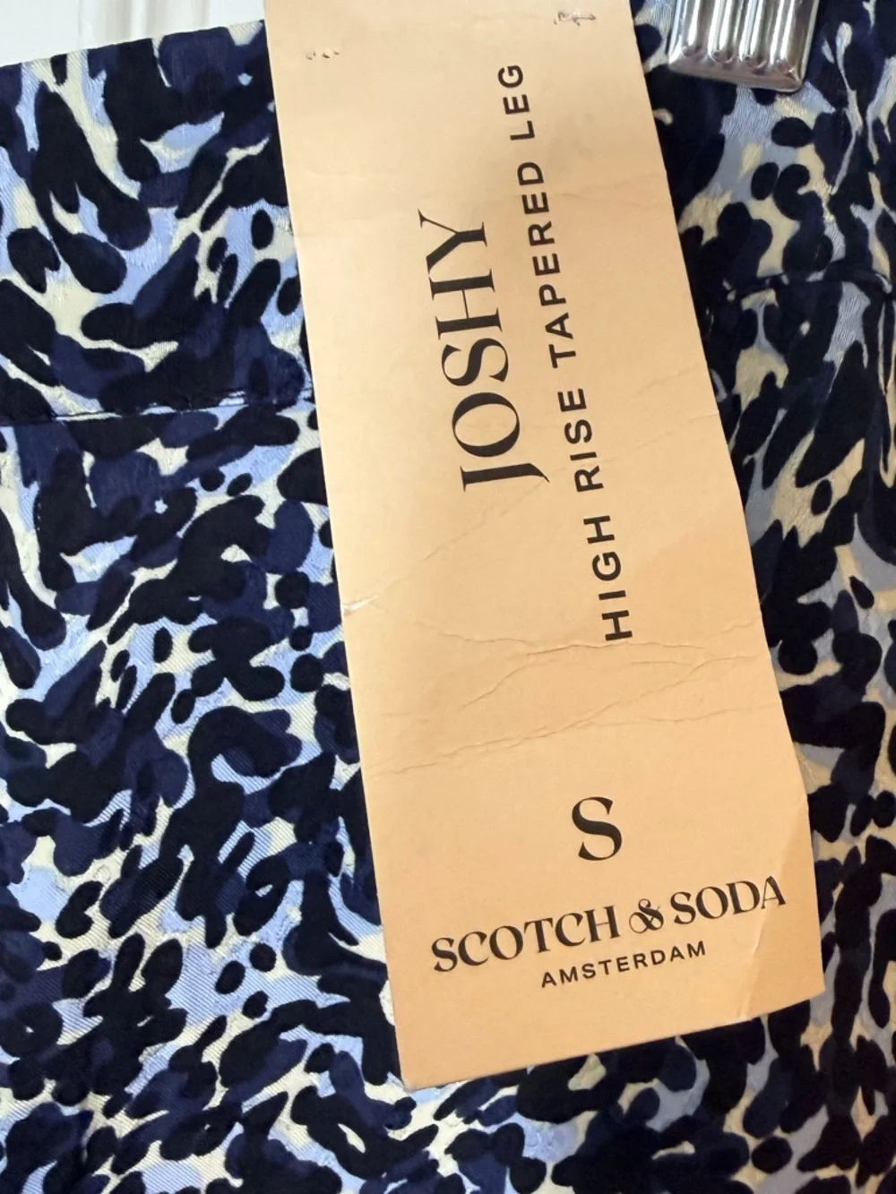 Scotch & Soda Woman’s  Joshy High-Rise Tapered Cargo Pants - Size Medium